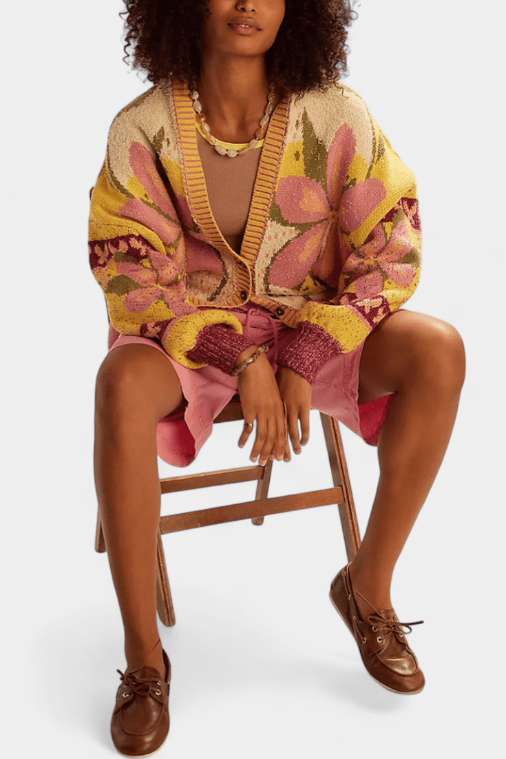 Stine | Cvjetni kardigan