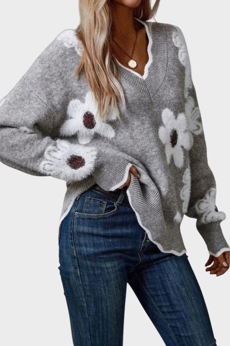 Thea | Cvjetni pulover